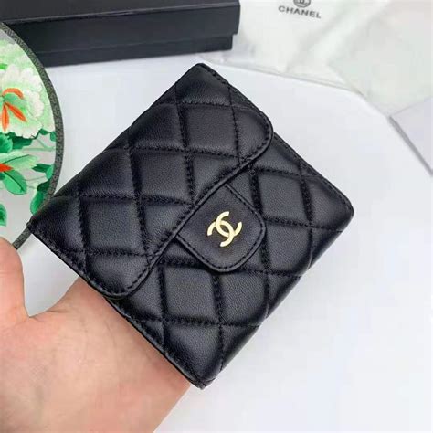 chanel small wallet women& 39